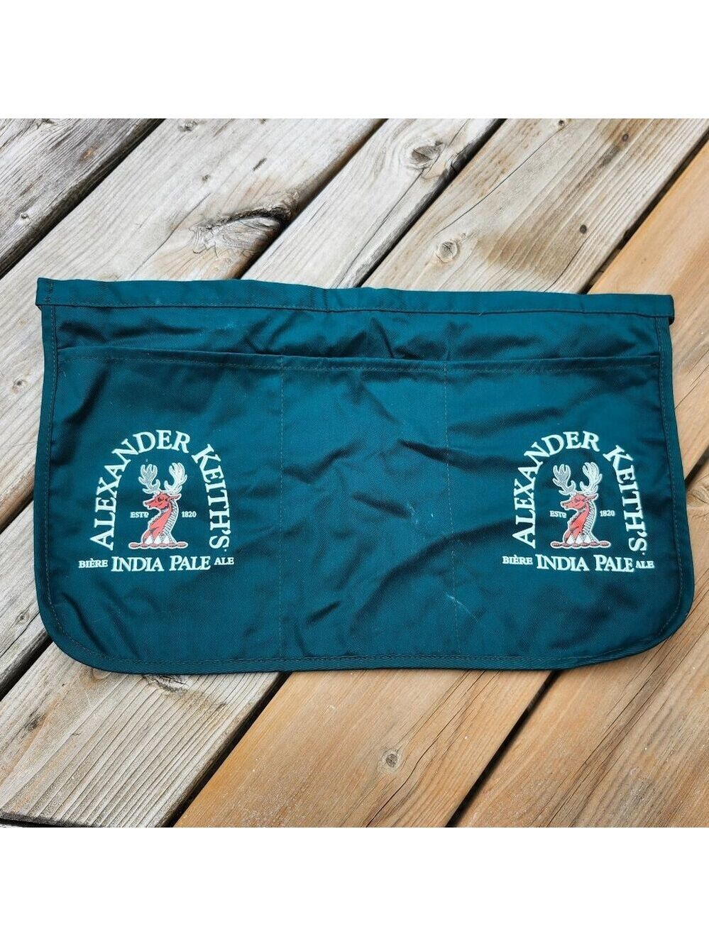ALEXANDER KEITH'S India Pale Ale Beer Apron Waist Pouch Stag Head